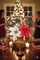 29" Poinsettia, Pine & Berry Spray – White Artificial Holiday Floral Stem 12 Pack